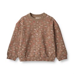 Wheat sweatshirt Lia - Cocoa brown meadow